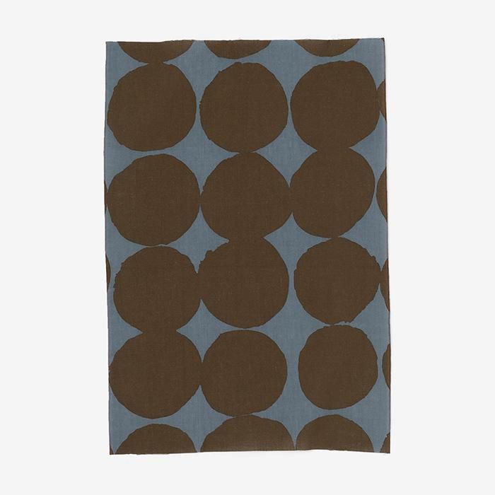 伊勢木綿 textile手ぬぐい（ひめ丈）／おはじき大 鉛色（なまりいろ）×憲法色（けんぽういろ）