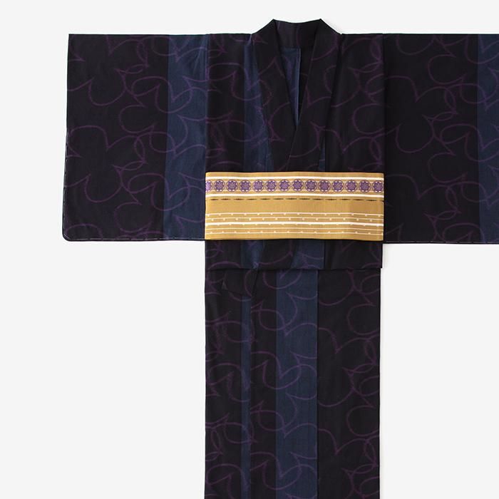 [*Par couture] Tissu Kurume Kasuri/Bonheur Nubairo