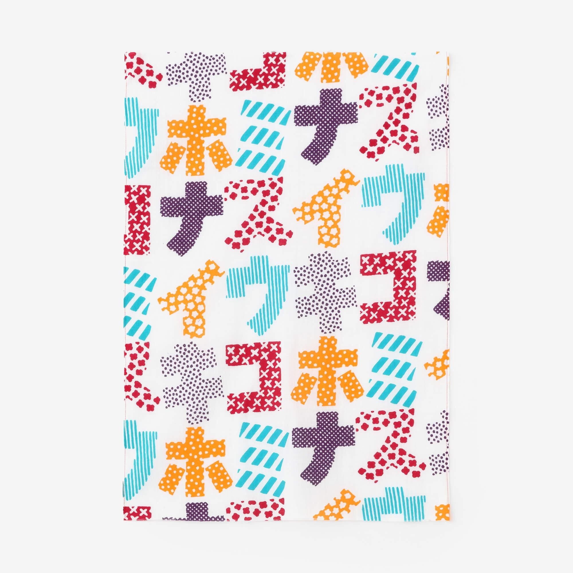 伊勢木綿 textile手ぬぐい（ひめ丈）／カタカナ