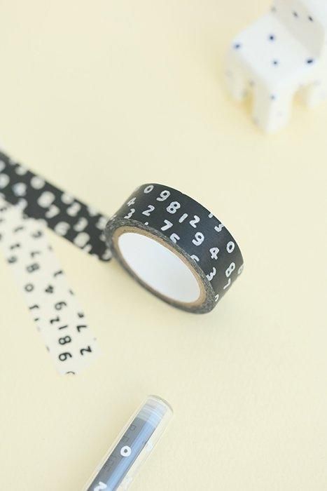 SOU・SOU×mt Textile・Masking Tape／SO-SU-U Kon Black【1.5cm Width】