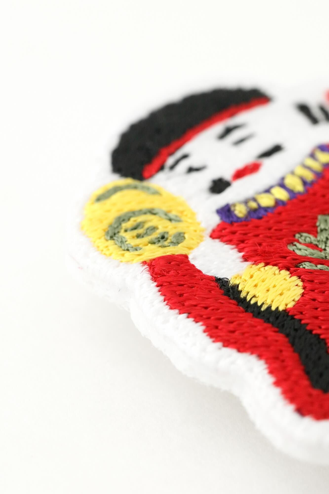 刺繍飾り（ししゅうかざり）／土人形（つちにんぎょう） 大黒（だいこく）さん