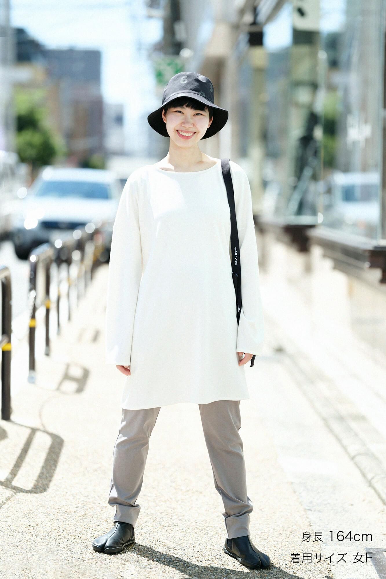 Poncho en laine mélangée Roma col bateau L/S tunique/couleur torinoko (couleur torinoko)