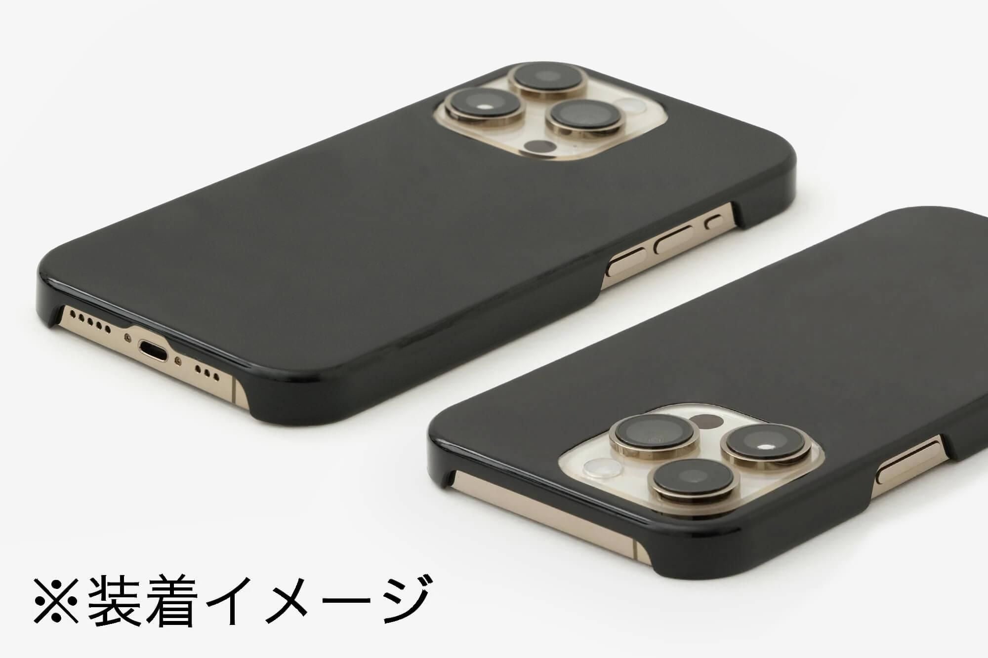 iPhone_15_Pro テキスタイルカバー／SO-SU-U 四味濡羽色（よつみぬればいろ）