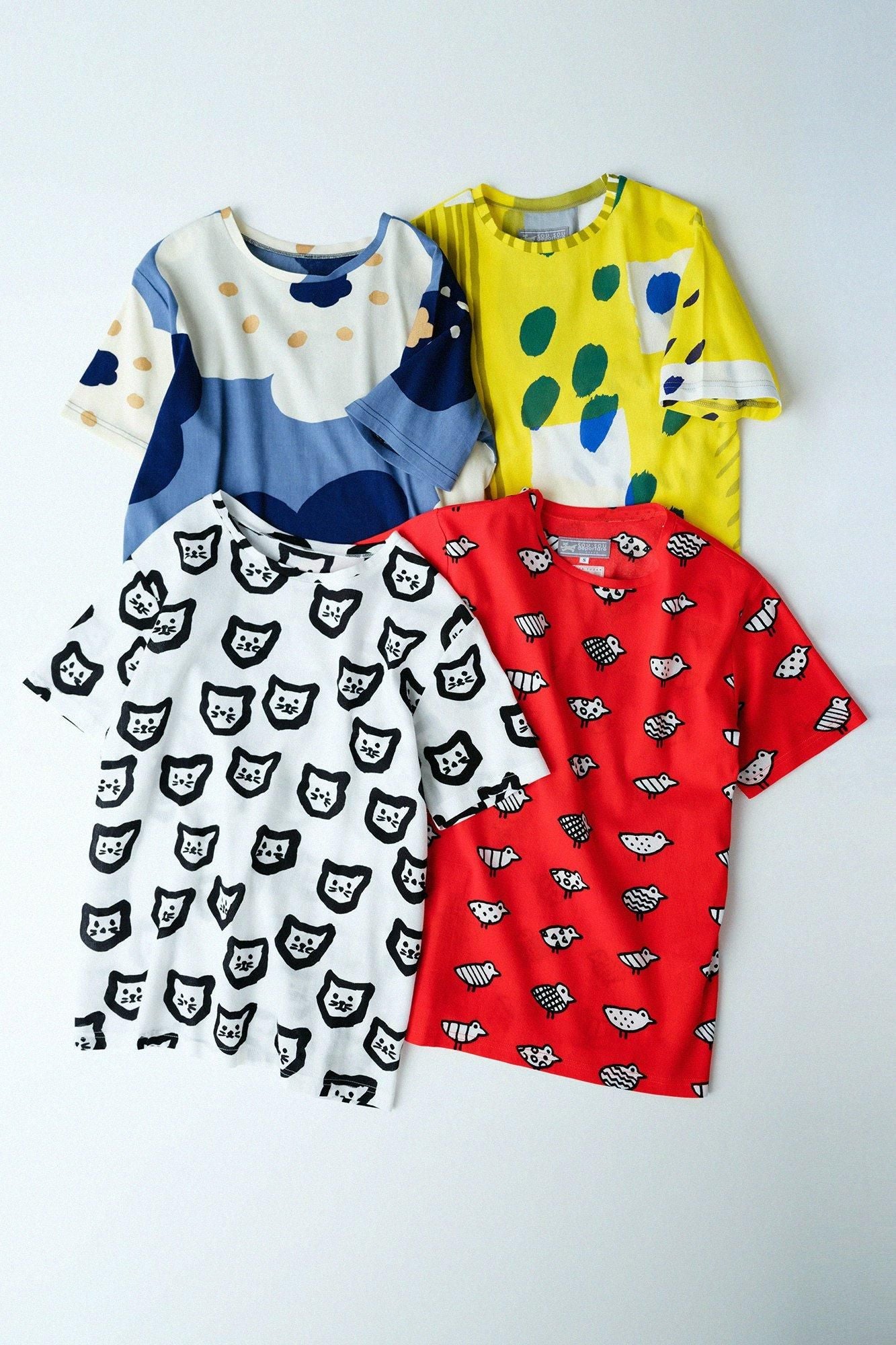 高島縮 40/40 半袖Tシャツ／とことこ