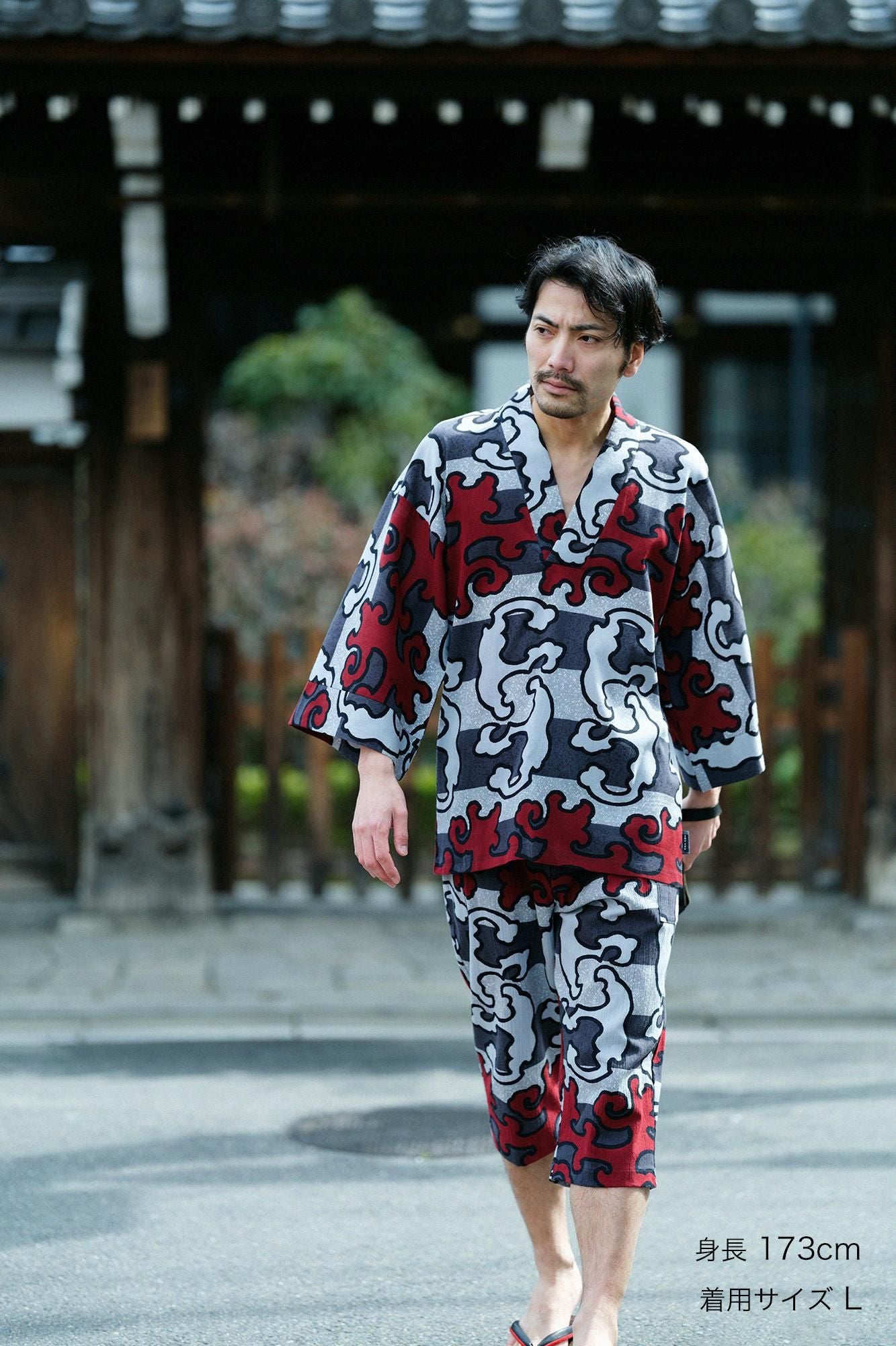 Chizimi Cotton 40/40 Fubi above/Raging Billows（Raging Billows）