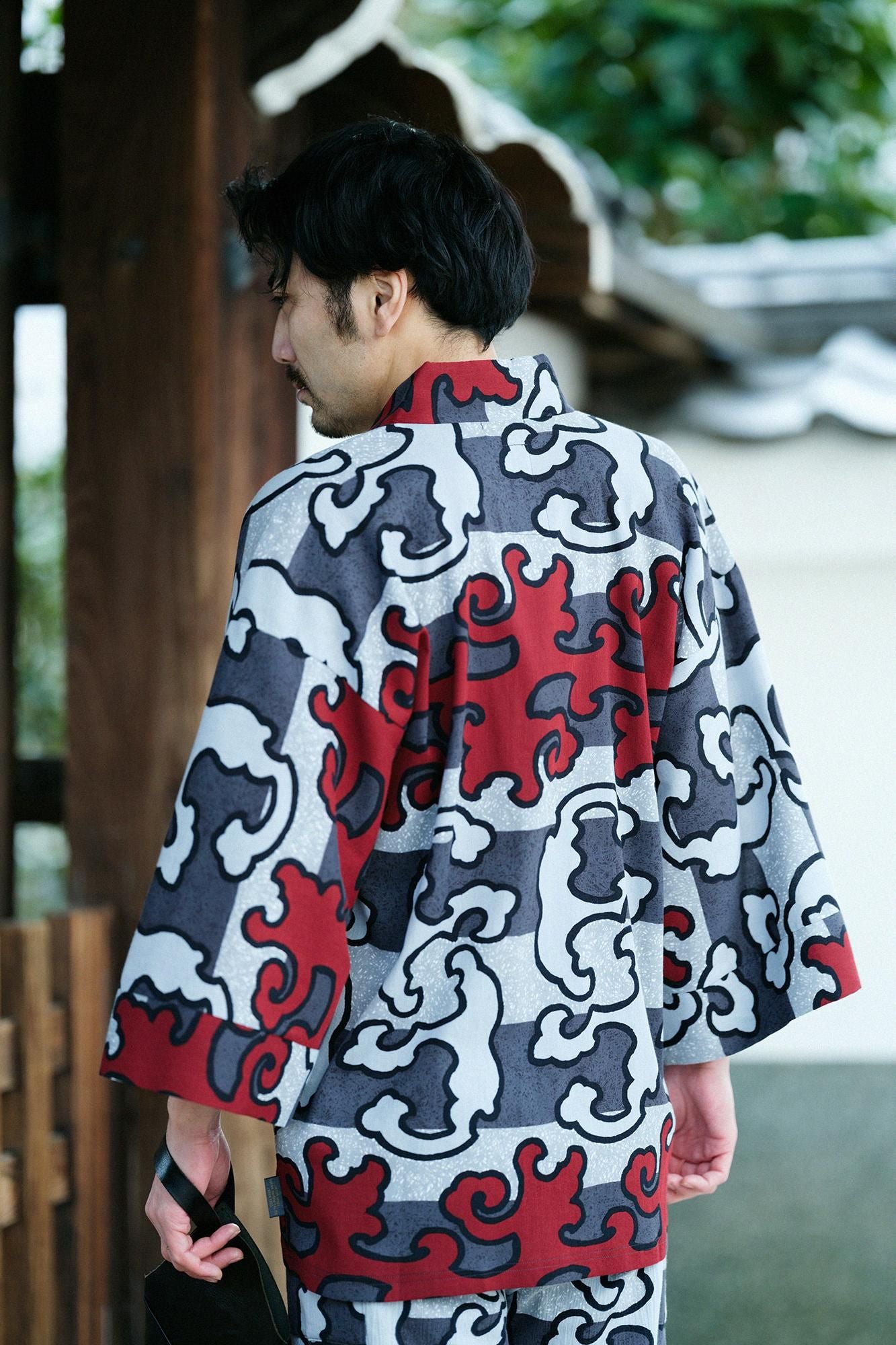 Chizimi Cotton 40/40 Fubi above/Raging Billows（Raging Billows）