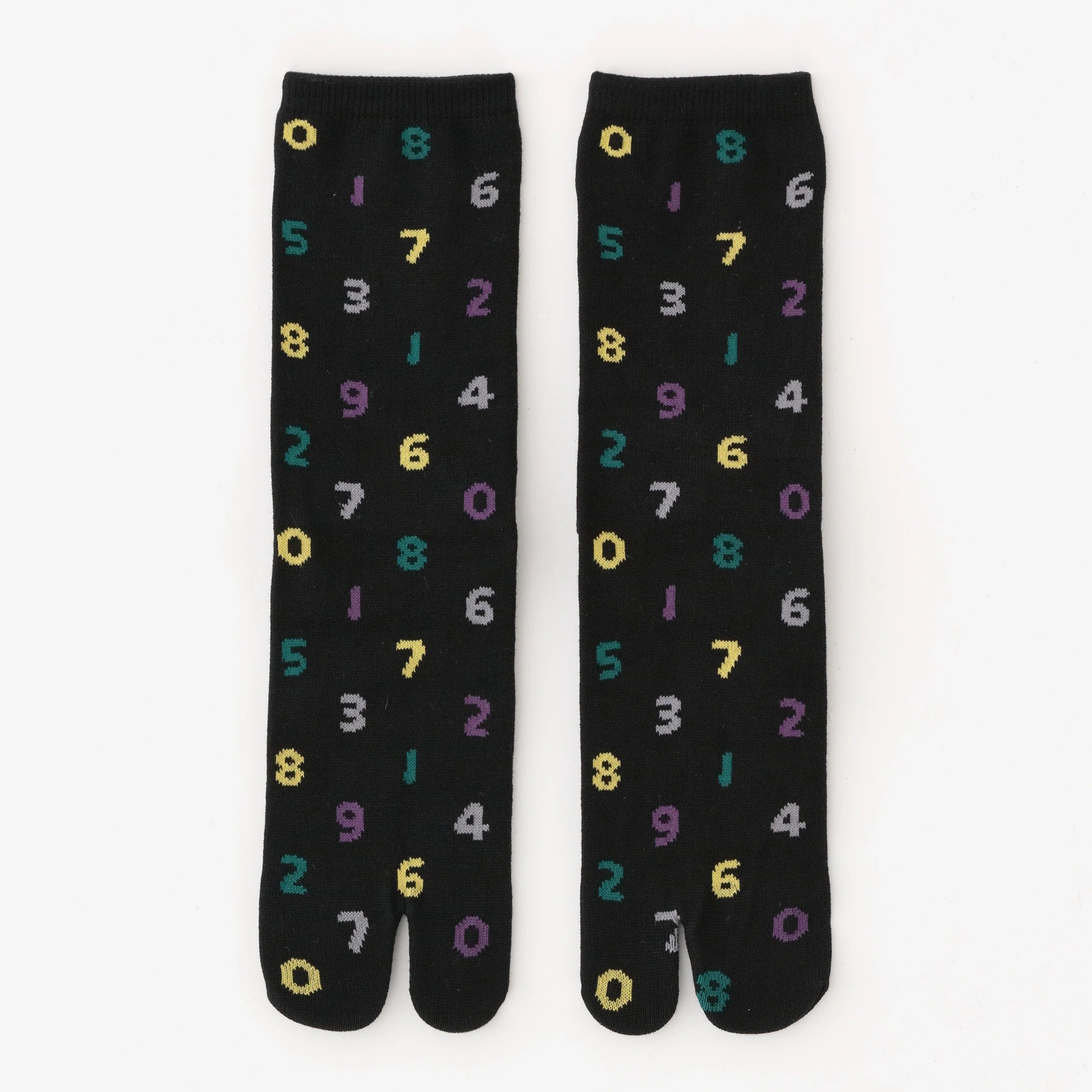Tabi Socks (Mid-calf)／SO-SU-U 4-color Black2【Men・Women】