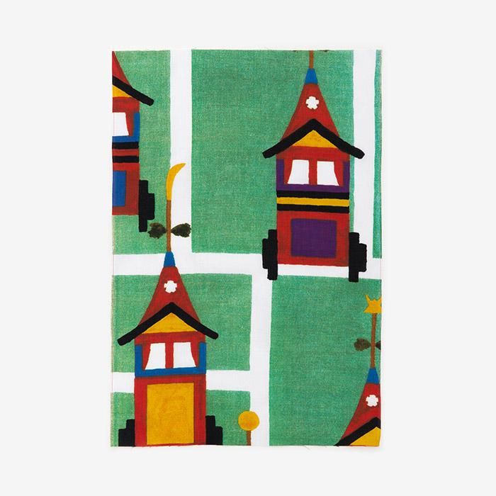 伊勢木綿 textile手ぬぐい（ひめ丈）／祇園祭（ぎおんまつり）