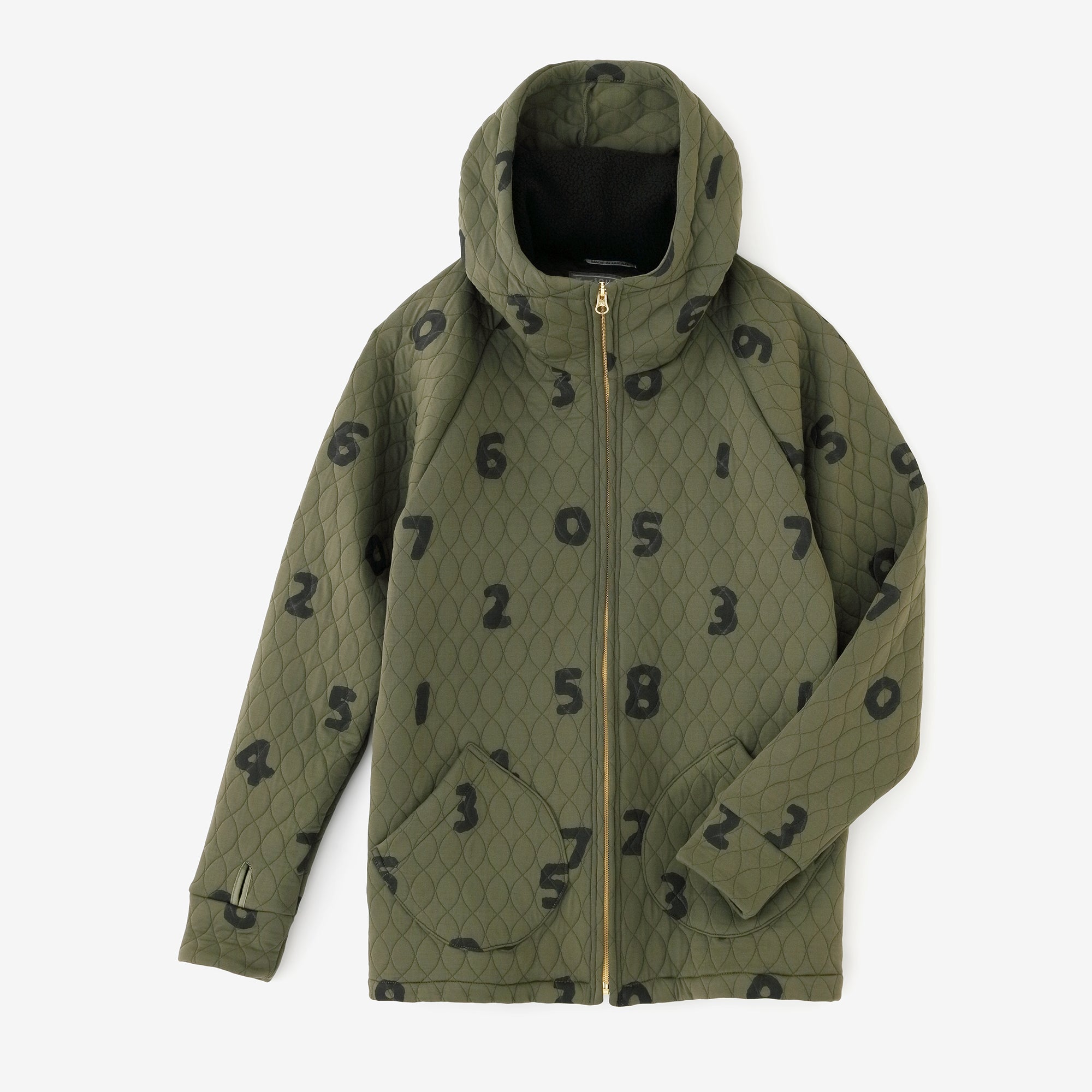 Quilting Jacquard BIKE Parka／SO-SU-U Khaki 
