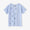 C/CM(R) カノコニット 型ぬきTシャツ／SO-SU-U 上下（しょうか）と余白（よはく） スカイブルー