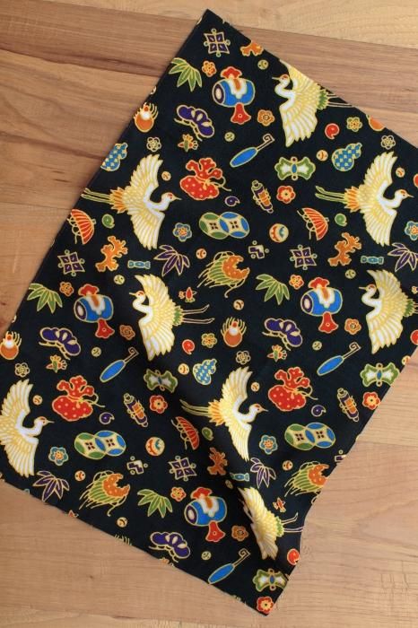 伊勢木綿 textile手ぬぐい（ひめ丈）／弥栄（いやさか）